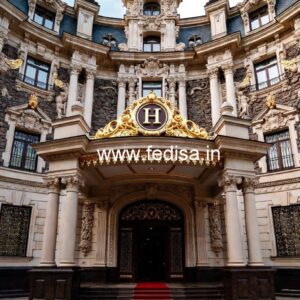 Hotel Entrance Gate Design with Luxury Decor Elements No-1291