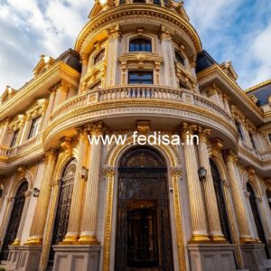 Contemporary Hotel Gate Design with Elegant Style No-1294