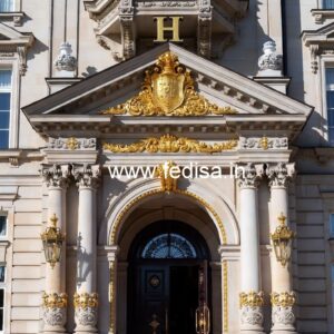 Elegant Hotel Exterior Elevation Design Concepts No-1306