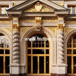 Stylish Hotel Exterior Design for Luxury Hospitality No-1310
