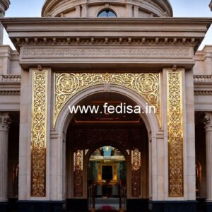 Hotel Elevation Design with Premium Exterior Finish No-1318