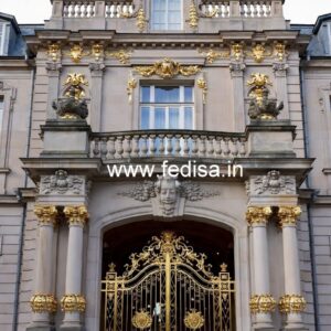 Hotel Front Elevation Design with Modern Architecture No-1320