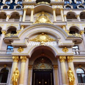 Hotel Elevation Design with Modern Balcony Style No-1329