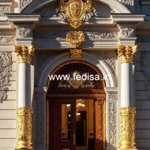 Beautiful Hotel Facade Design for Resorts No-1335