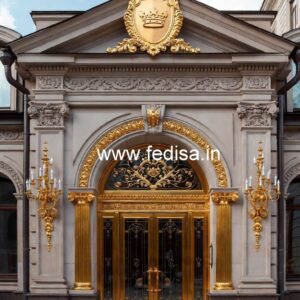 Luxury Hotel Elevation Design with Royal Look No-1338