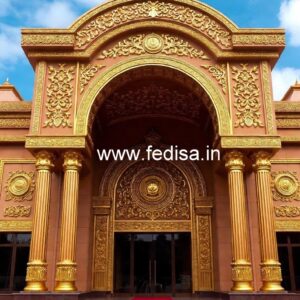 Luxury Resort Front Elevation Design Concepts No-1342