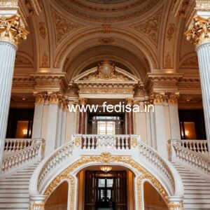 Grand Luxury Hotel Front Elevation Design No-1345
