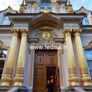 Elegant Hotel Exterior Design with Modern Features No-1352