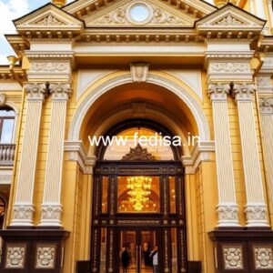 Hotel Exterior Front Design with Luxury Appeal No-1356