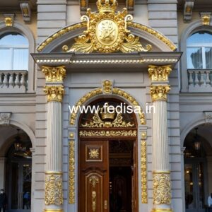 Premium Hotel Exterior Elevation for Urban Projects No-1359