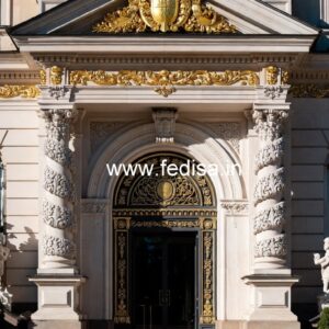 Modern Hotel Elevation Design for Commercial Spaces No-1378