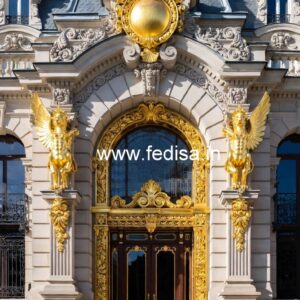 Hotel Elevation Design with Premium Entrance Style No-1384
