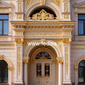 Elegant Hotel Exterior Front Design Concepts No-1390