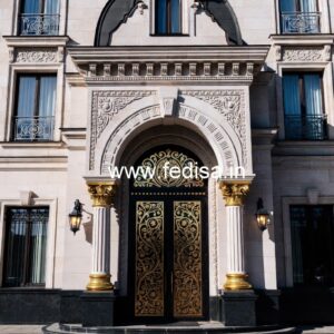Hotel Front Architecture Design with Modern Luxury No-1394