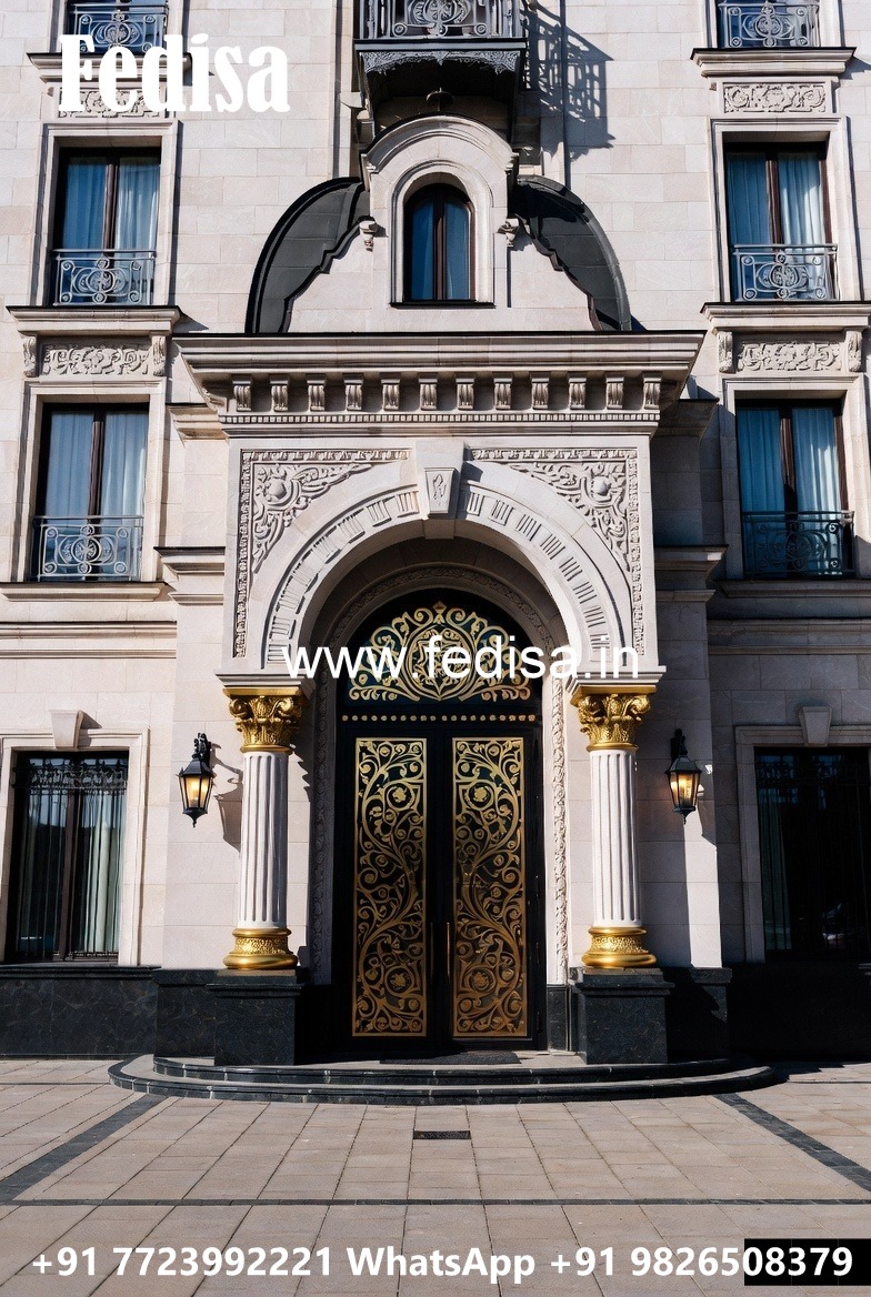 Hotel Front Architecture Design with Modern Luxury No-1394