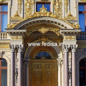 Hotel Front Elevation Design No-1403