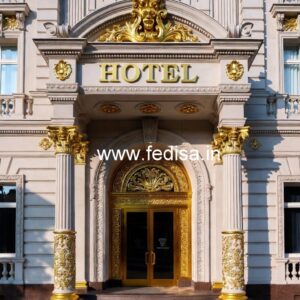Contemporary Luxury Hotel Elevation Styles No-1606