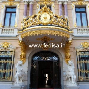 Premium Hotel Front Facade Design No-1628