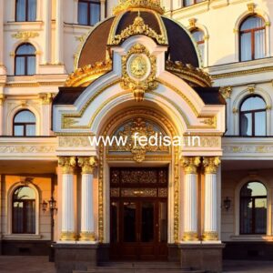 Modern Hotel Facade Design with Luxury Style No-1631