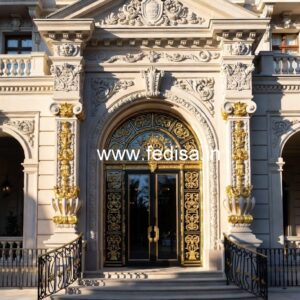 Luxury Hotel Main Entrance Elevation No-1659