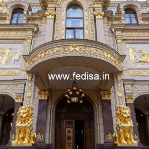 Luxury Hotel Exterior with Premium Materials No-1686