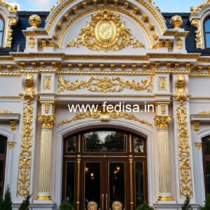 Luxury Resort Elevation with Elegant Lighting No-1690