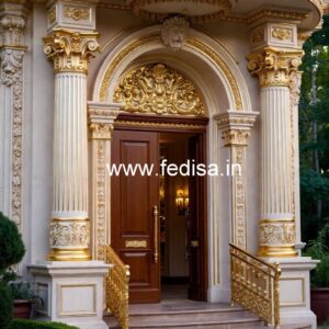 Luxury Hotel Exterior with Decorative Lighting No-1707