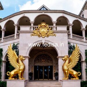 Luxury Resort Exterior with Artistic Facade No-1722