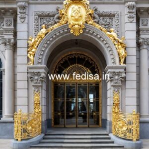 Modern Luxury Hotel Facade with LED Effects No-1733