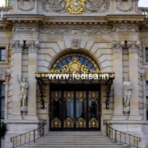 Stylish Luxury Hotel Entrance Elevation No-1743