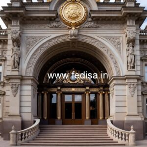Luxury Hotel Elevation with Modern Texture No-1746