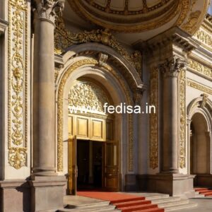 Luxury Hotel Front Design with Elegant Features No-1758