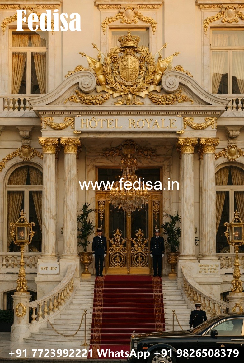 Luxury Hotel Entrance Gate Design Ideas for Grand Hospitality No-1801
