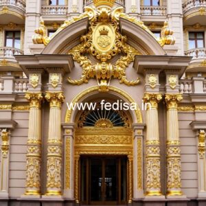 Luxury Hotel Main Gate Design with LED Lighting No-1843