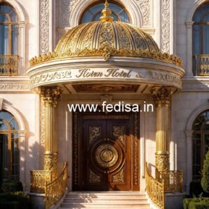 Hotel Entrance Gate Design for Modern Commercial Spaces No-1845