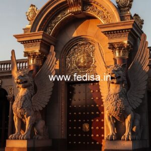 Modern Resort Entrance Gate Design for Luxury Stay No-1864