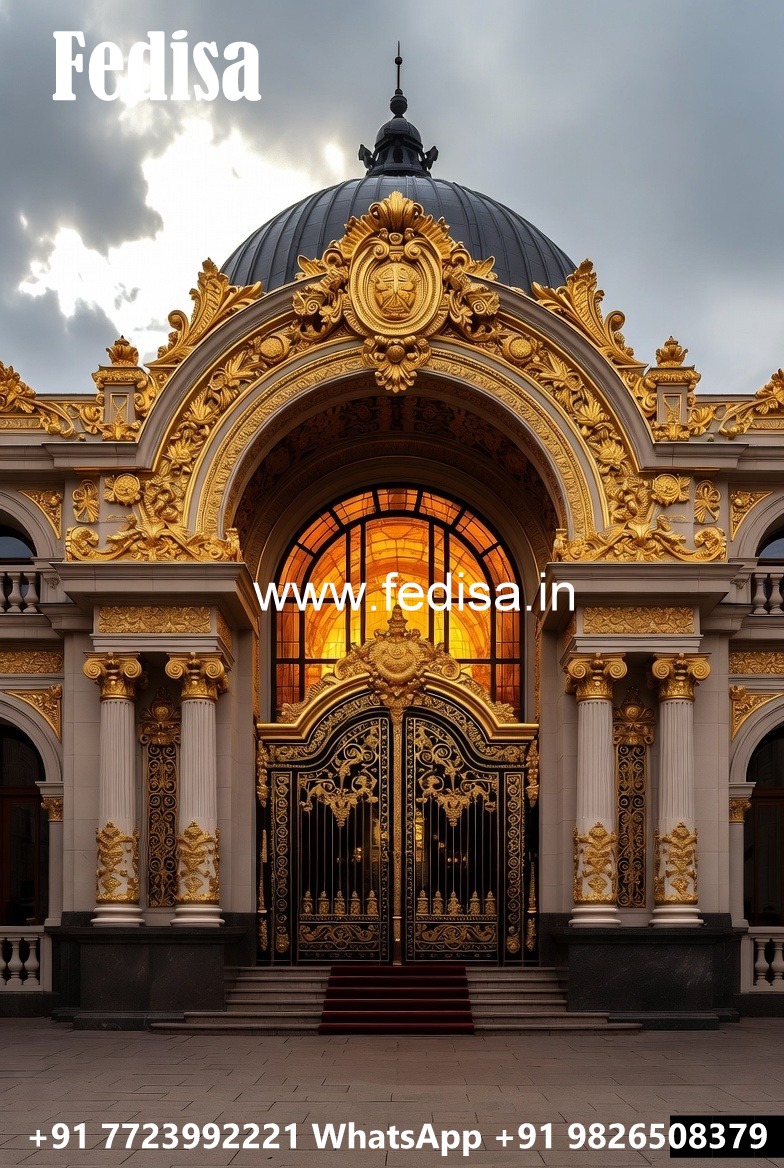 Resort Hotel Entrance Gate Design with Water Features No-1868