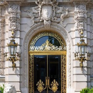 Hotel Entrance Gate Design with Royal Architecture No-1888