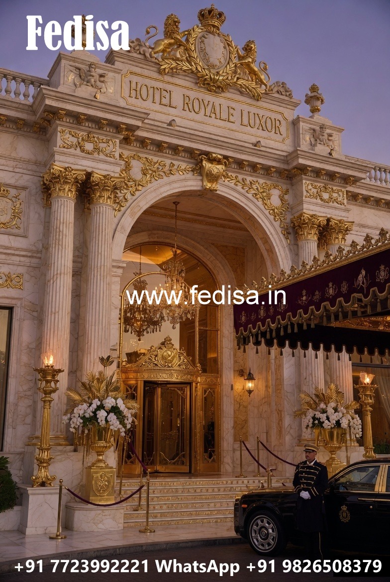 Hotel Entrance Gate Design with Premium Exterior Finish No-1897