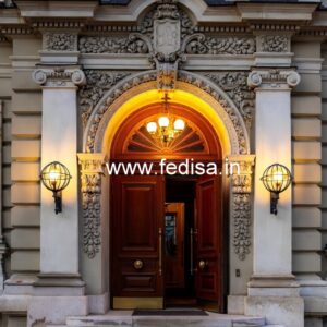 Elegant Hotel Front Gate Design with Modern Look No-1898