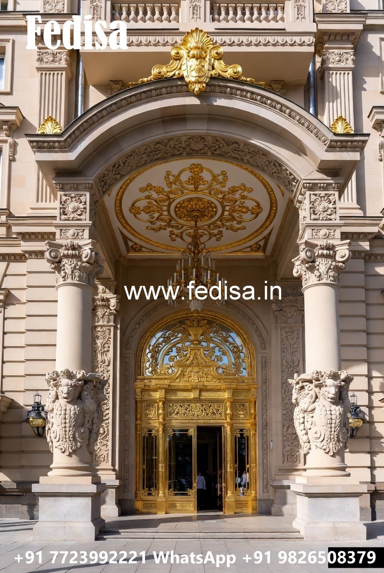 Hotel Elevation Design with Modern Facade Style No-1908
