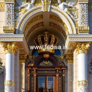 Elegant Hotel Building Elevation Design Ideas No-1917