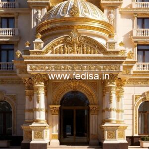 Luxury Hotel Building Front Elevation Design No-1933
