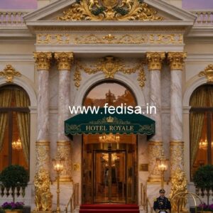 Luxury Resort Front Elevation Design Concepts No-1942