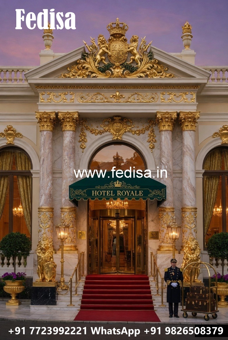 Luxury Resort Front Elevation Design Concepts No-1942