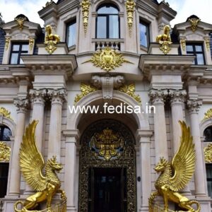 Grand Luxury Hotel Front Elevation Design No-1945