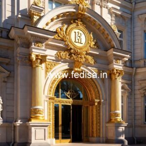 Elegant Luxury Hotel Elevation Design Ideas No-1972