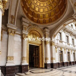 Stylish Hotel Exterior Elevation for Resorts No-1995