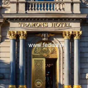 Stylish Luxury Hotel Elevation Architecture No-2216
