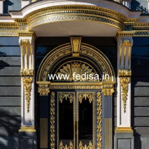 Luxury Hotel Facade with Modern Lighting No-2220